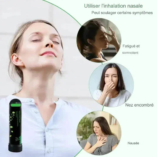 Inhalateur de poche : solution pratique pour une respiration aisée.