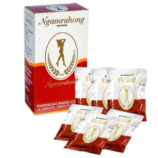 Ngamrahong Infusion Amincissante 30 sachets, Feuilles et Gousses de Séné, Régime Détox, Perte de poids Laxatif, Maigrir Mincir 